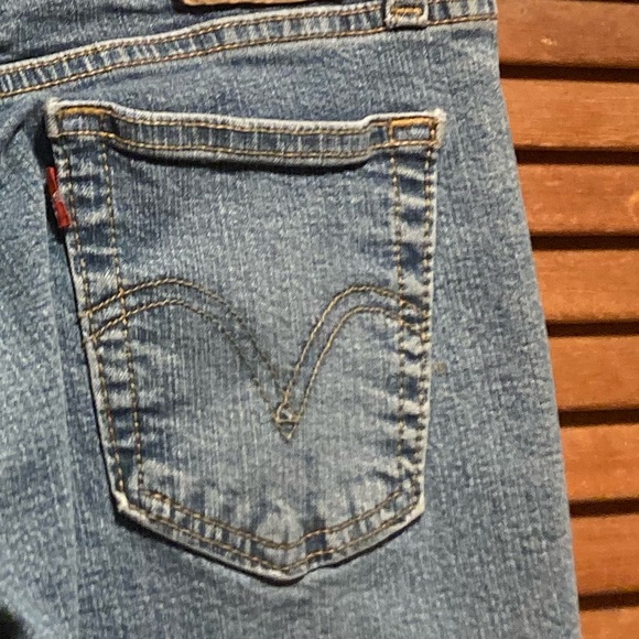 Levi's 518 Blue Superlow Stretch Boot Cut Jeans - Picture 16 of 16